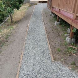 New Gravel Walkway 