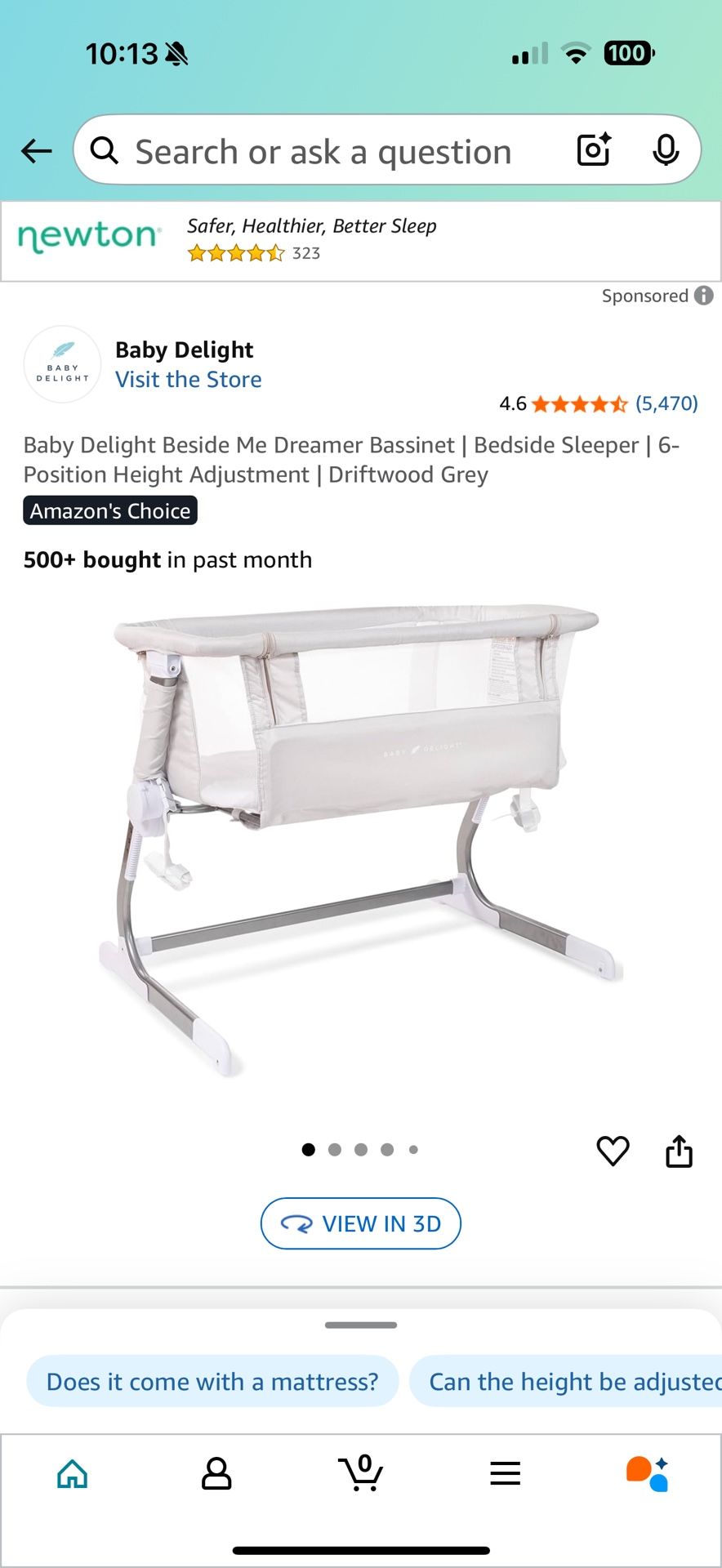 Baby Delight Bedside Bassinet