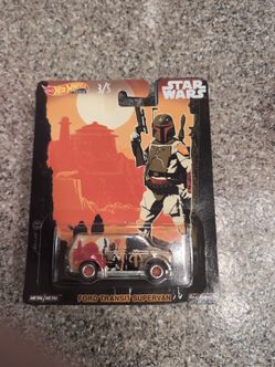 Hot Wheels Premium Star Wars BOBA FETT Ford Transit SUPERVAN Real Riders