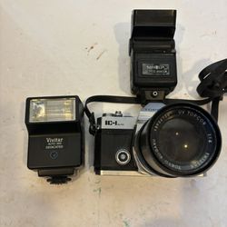 Topcon Ci-1vamera With Lens And 2 Flashes