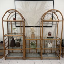 Shelf Rattan Shelving Unit
