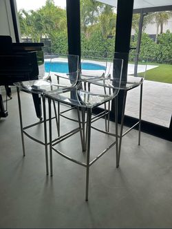 CB2 - 4 Acrylic Chairs