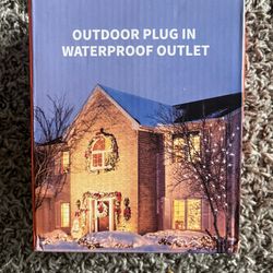 Outdoor Weatherproof Timed Outlet 