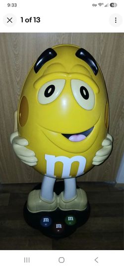 YELLOW M & M Candy Rolling Cooler!