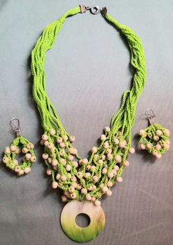 Necklace and earrings new