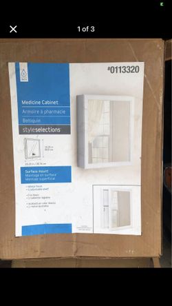 New white medicine cabinet Black Friday $30.00 Till December 1,2025