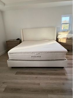 Bed frame and mattress