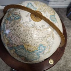 Antique 12 Inch Replogle Globe 