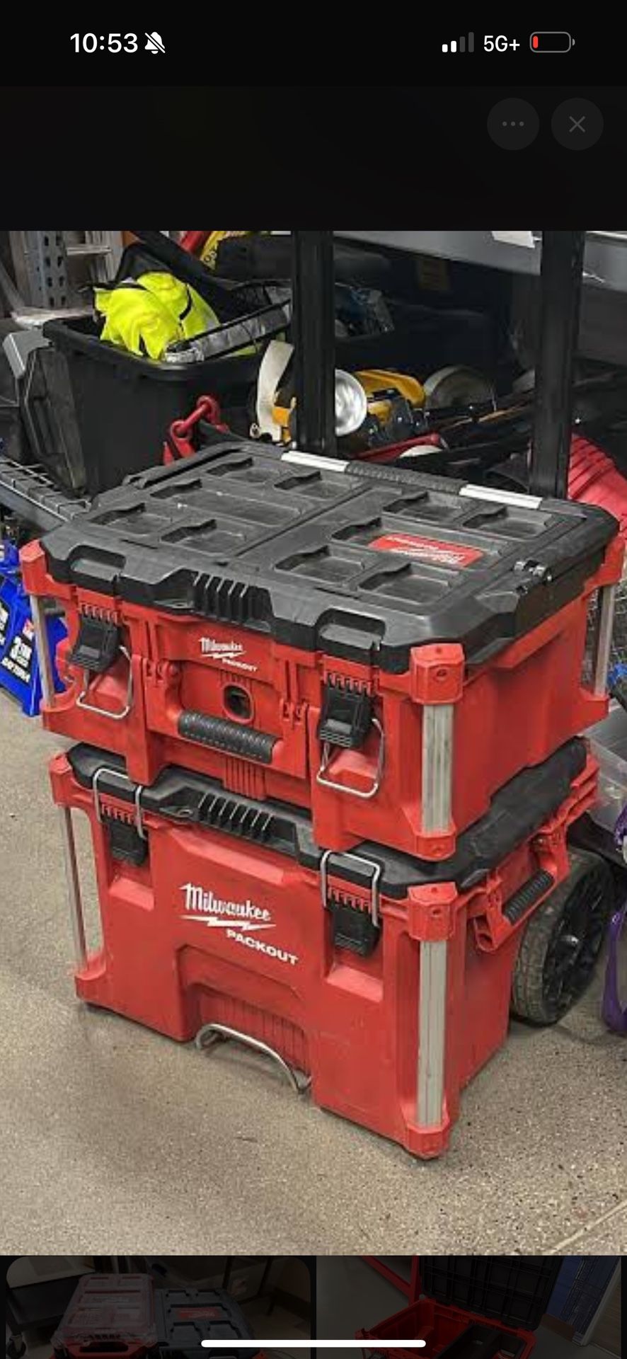 Used Milwaukee Packout Box Great Condition