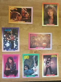 Rock band cards