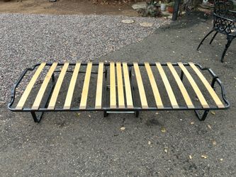 Folding cot and mattress