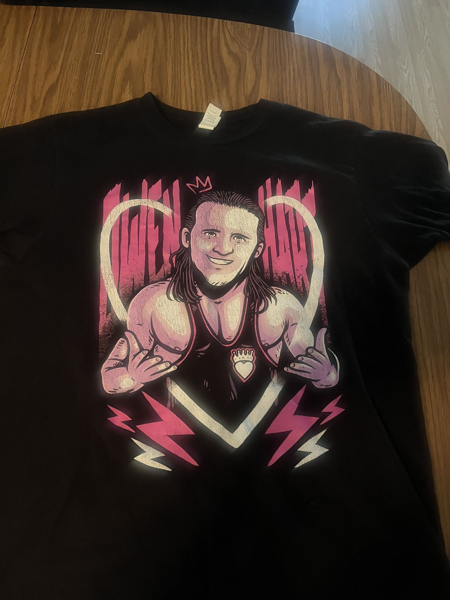 WWE Owen Hart Caricature Graphic T-Shirt  M