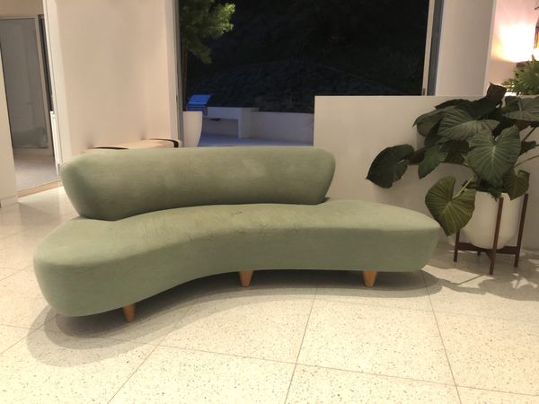Modernica Cloud Medium Velvet Sofa For In Los Angeles Ca Modernica Cloud Medium Velvet Sofa For