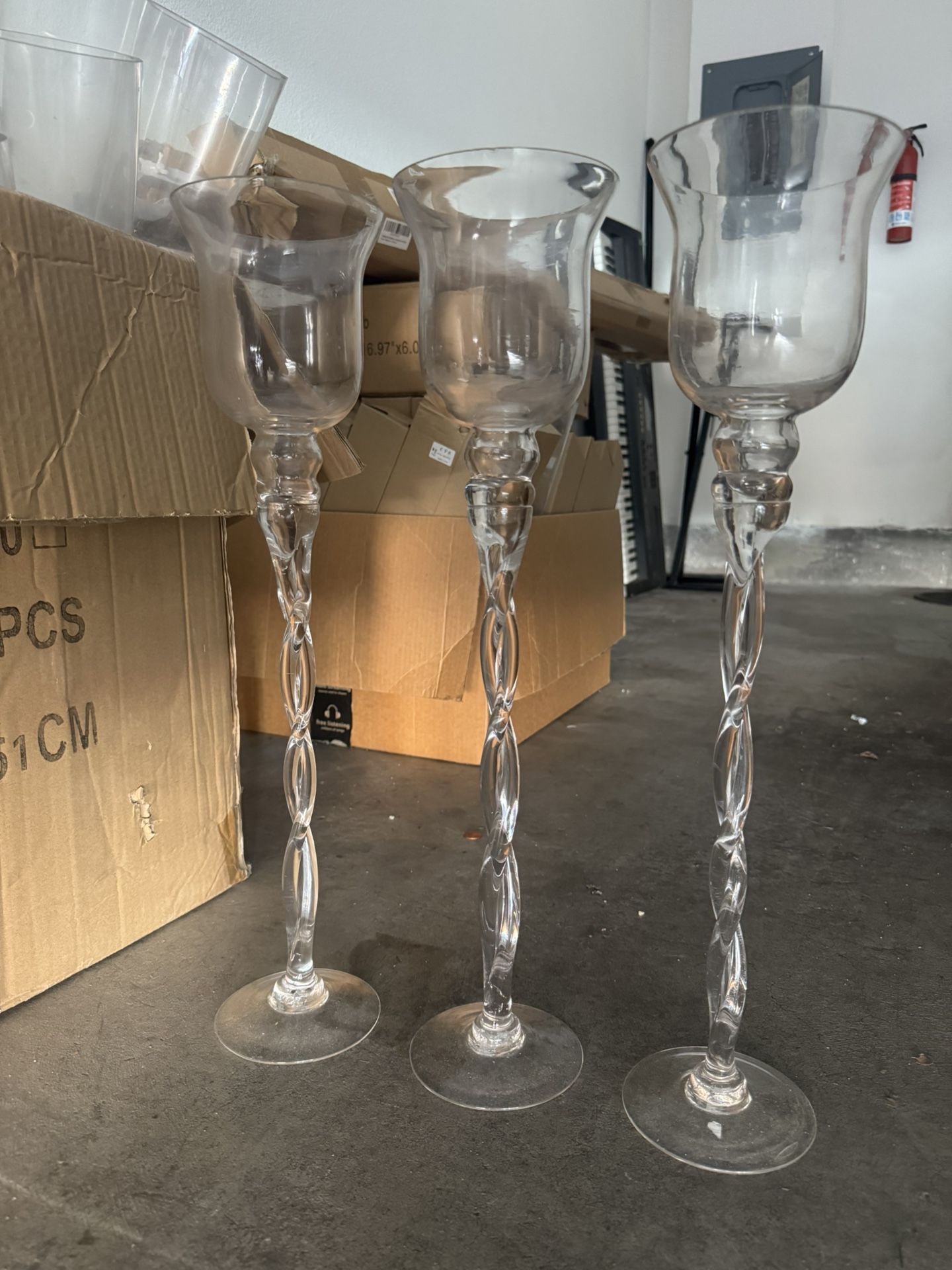 20 Inch Glass Votive Candle Holder