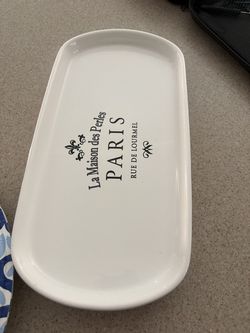 Glass decorative plate