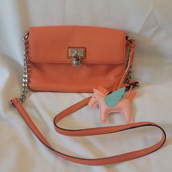 Calvin Klein Leather Small Crossbody Purse