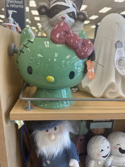 Hello Kitty Halloween Frankenstein candy jar 2025
