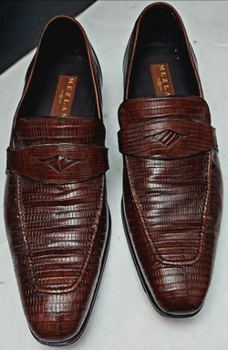Mezlan "Mayor" Lizard Penny Loafer