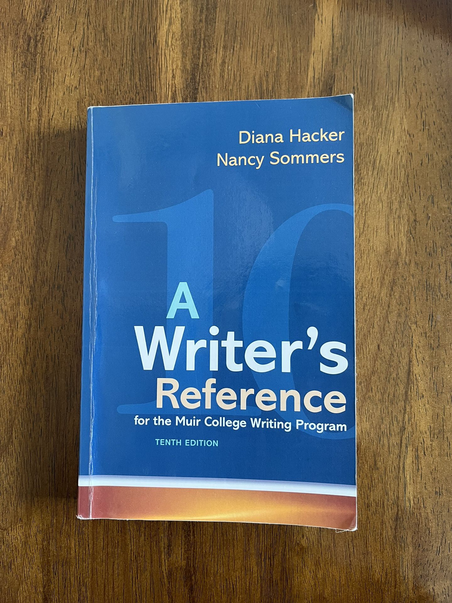 A Writer’s Reference 10th Edition