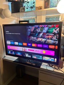 Samsung 50” Flat Screen TV with Remote