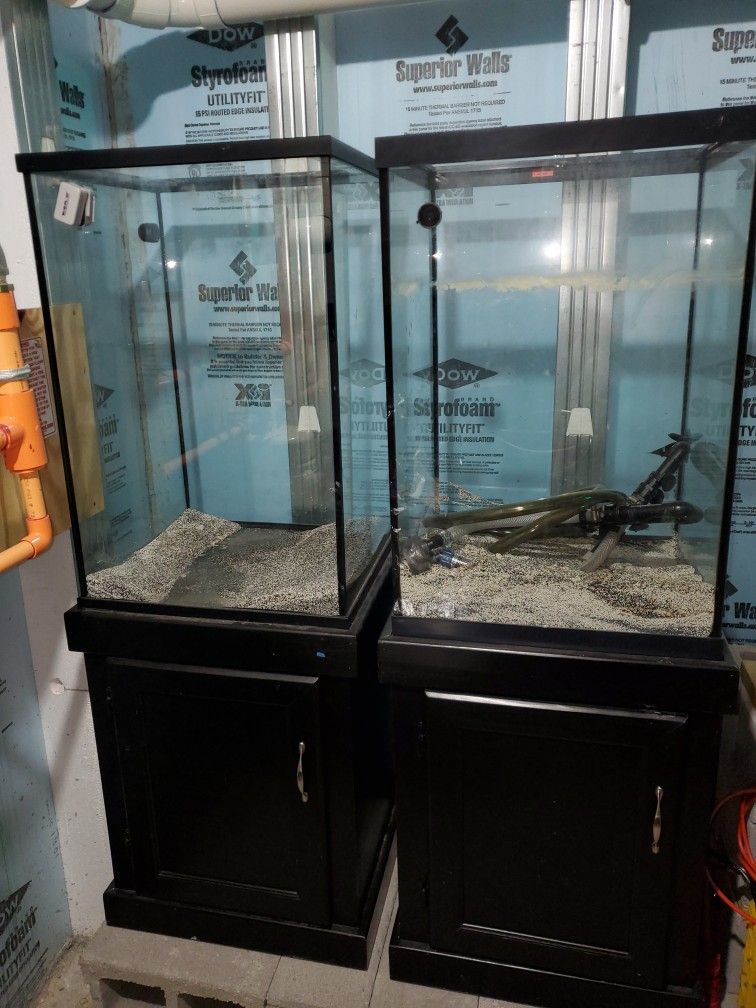 2 Matching Fish Tanks 47 Gallon