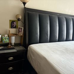 King size bed with2 side tables ,chest and dresser
