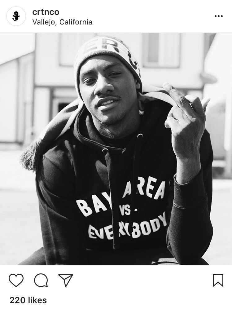 BAY AREA VS EVERYBODY® by Creation Hoodie Medium