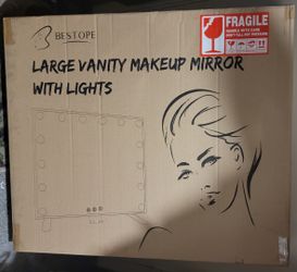 Large Vanity Makeup Mirror With Lights