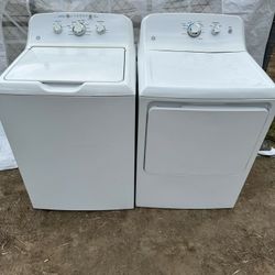 GE Washer And Electric Dryer 