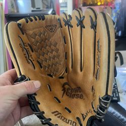 Youth Little League Right Handed Righty Thrower Mizuno GPL 1200 Baseball Glove 12" Power Close 2 RHT Mitt
