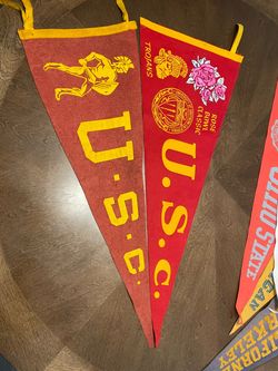 1950s and 60s USC Pennants Rose Bowl