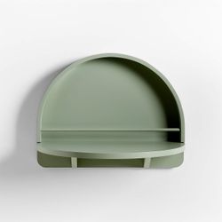 Mallory Sage Green Wood Wall-Mounted Kids Table (new In Box) 