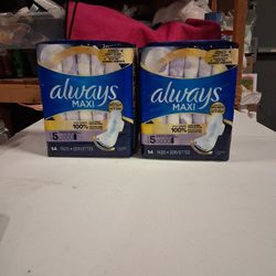 Always Maxi Pads Super Absorbency 