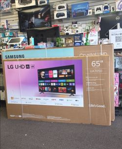 Samsung & LG TV 65 & 75 " Smart TV 4K Brand New -  Finance Options available ✅ (No Credit Required ✅)