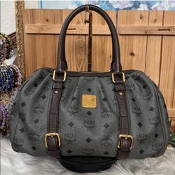 MCM Visetos In Gray And Black