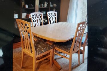 Custom made solid wood dining Room table 6 to 12 people