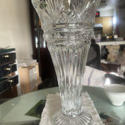 crystal vase