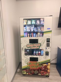 Quick Break Combo Snack and Drink Vending Machine