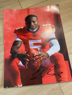 Signed Hollywood brown poster