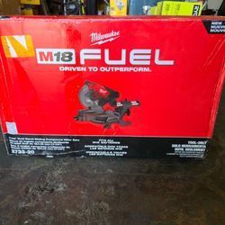 Milwaukee M18 FUEL 18V  Cordless 7-1/4 in. Dual Bevel Sliding Compound Miter Saw (Tool Only)