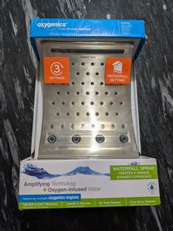 Oxygenics Waterfall Spray Showerhead