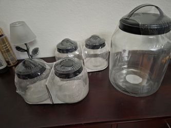 $20 Glass Storage Jar Set