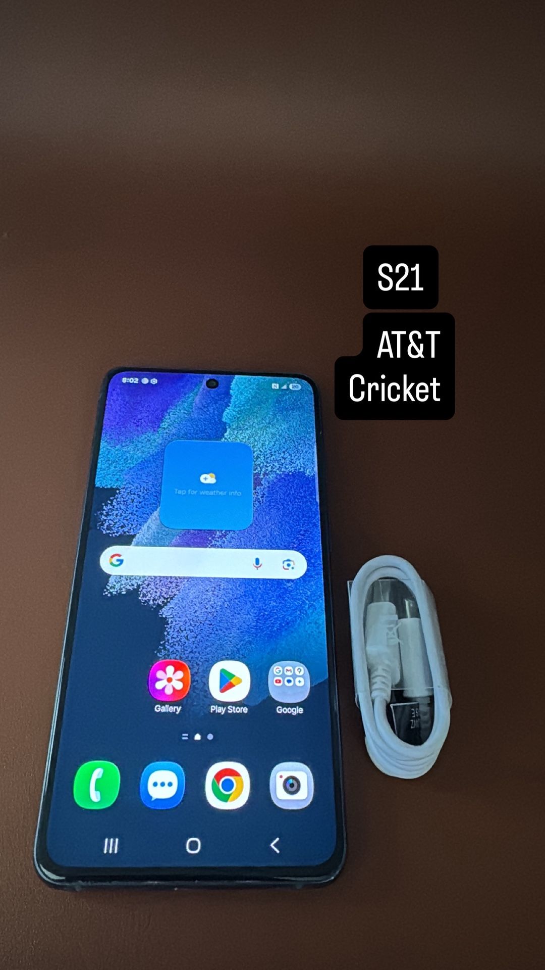 Samsung Galaxy S21 5g. Like New. At&t Or Cricket!