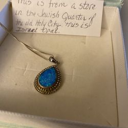Jerusalem/Israel Sterling Silver Opal