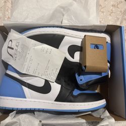 Jordan 1 Retro High OG UNC Toe Size 8