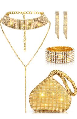 Joyería 4 piezas color oro