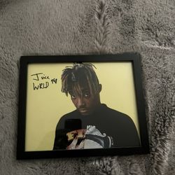Juice Wrld Autograph 