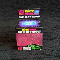 NEEDOH NICE CUBE GLITTER & GLOW PINK