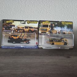 Hot Wheels Team Transport Toyota Bundle 🔥 Supra + FJ Cruiser (Premium Real Riders)