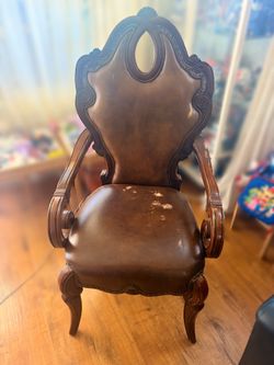 Arm chair leather